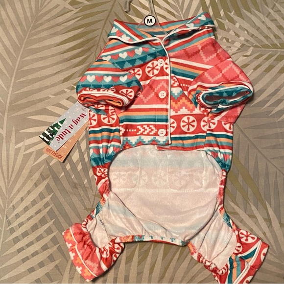 Dog Candly Fairisle PJ’s Sz M - Picture 2 of 2